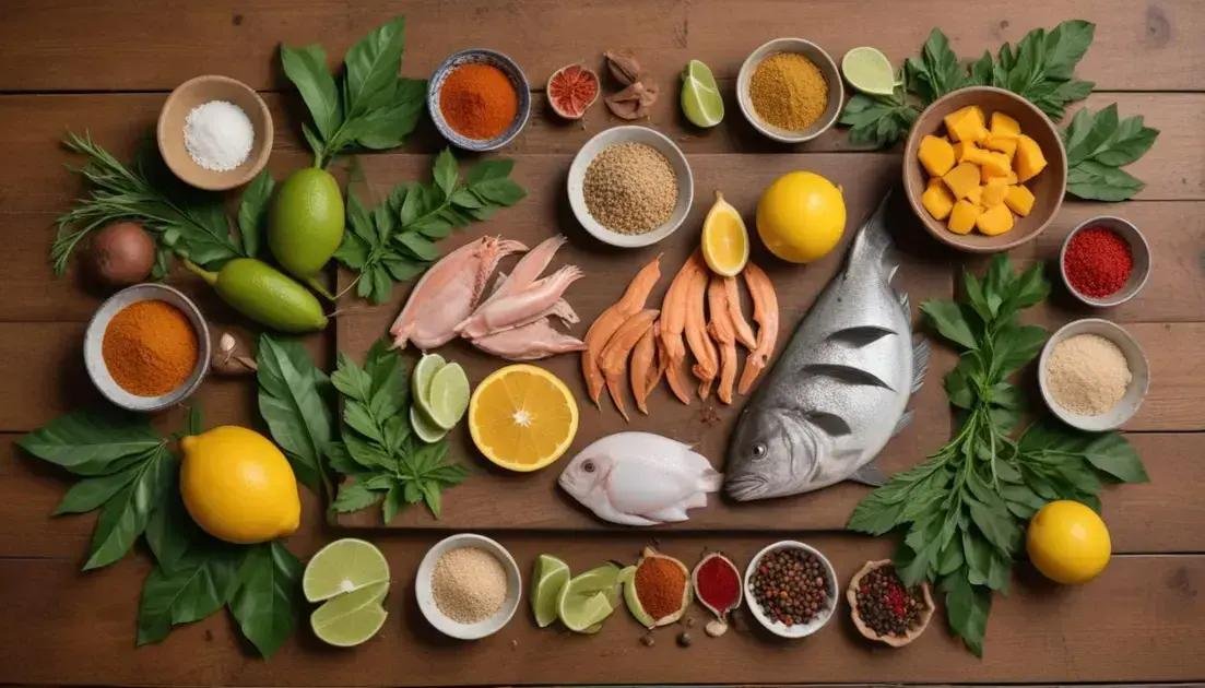 Ingredientes característicos da culinária do Pantanal
