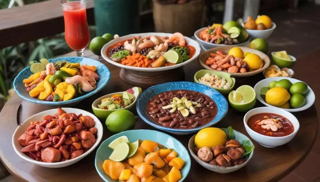 Gastronomia local para experimentar