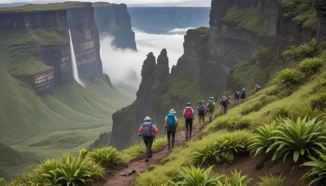 Dicas de segurança durante a trilha