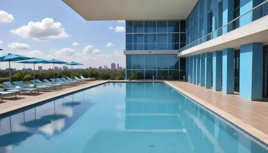 Hotéis em Brasília com piscina: os melhores lugares para relaxar em 2025