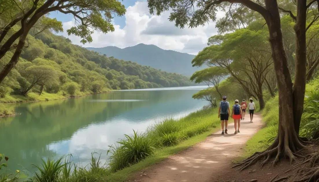 Caminhadas e trilhas ao redor do Lago Paranoá Caminhadas e trilhas ao redor do Lago Paranoá