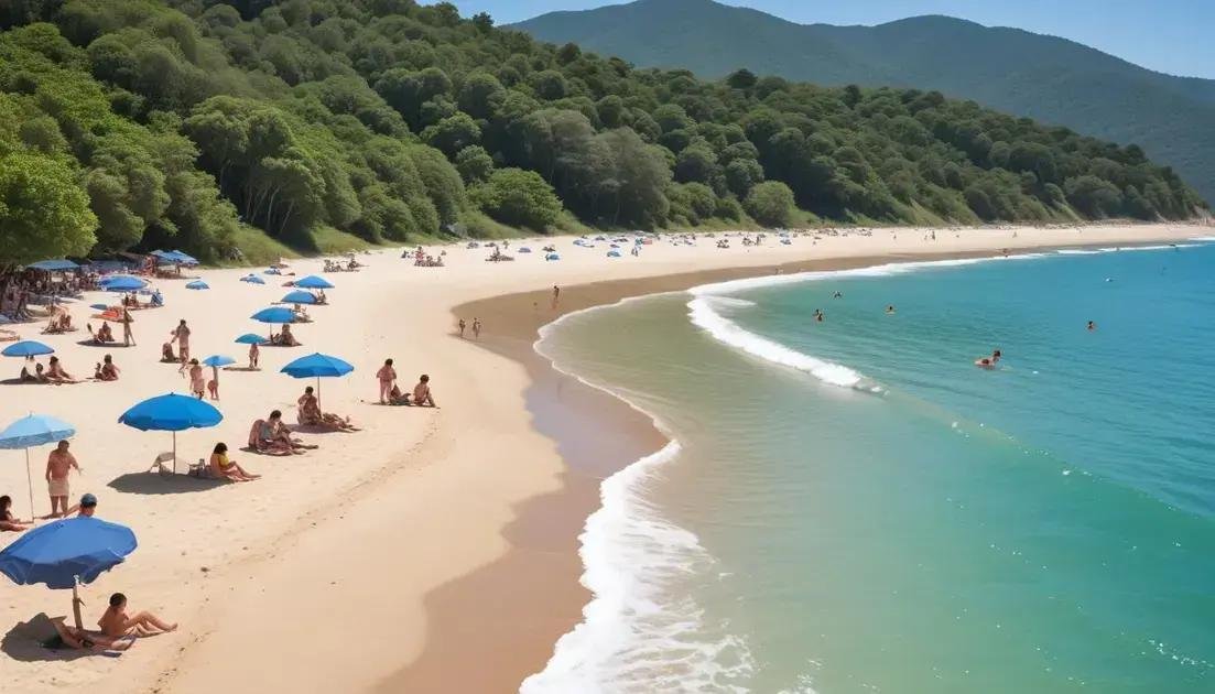 Praias para famílias perto de São Paulo