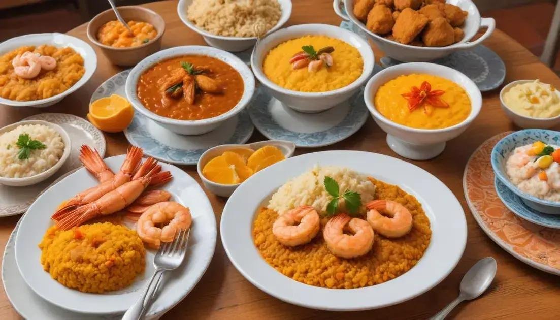 Gastronomia típica de Laranjeiras