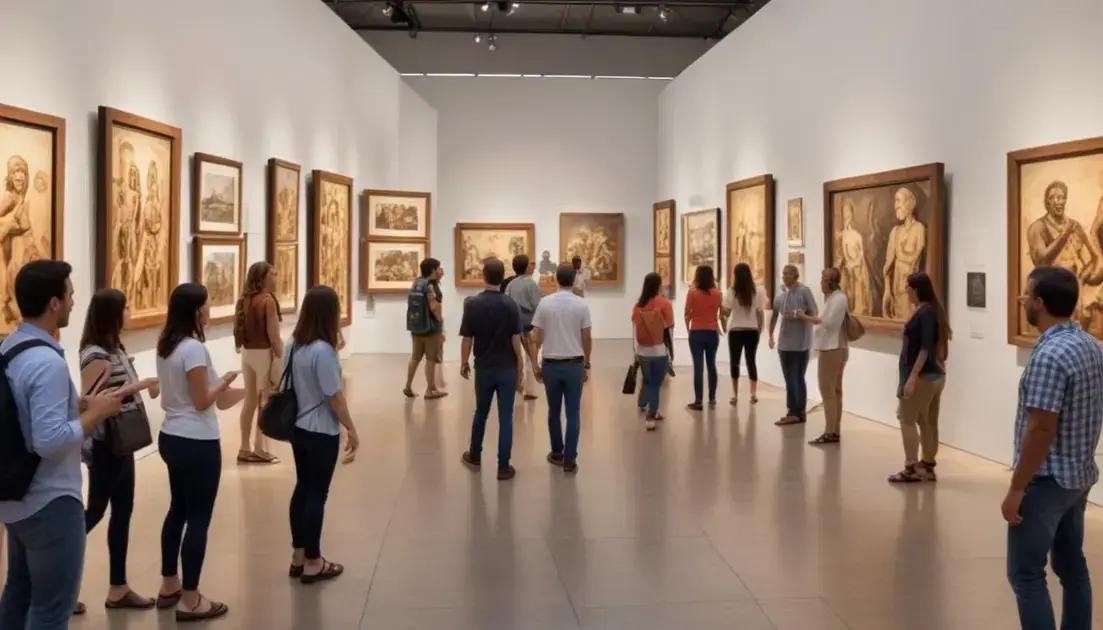 Atividades e exposições permanentes em museus gratuitos