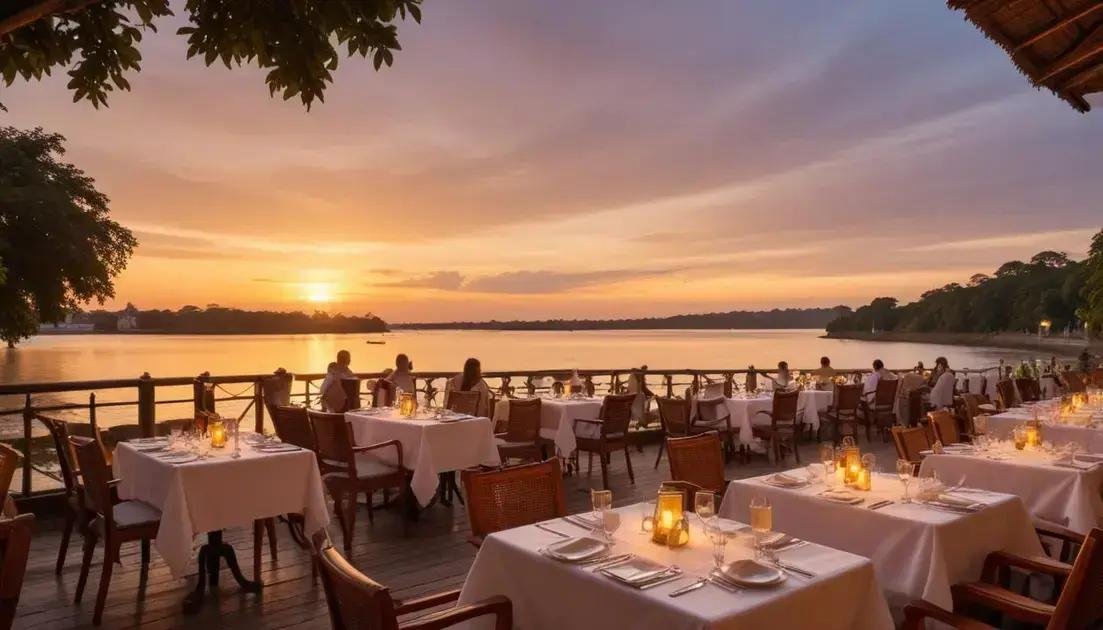 Os melhores restaurantes com vista para o rio